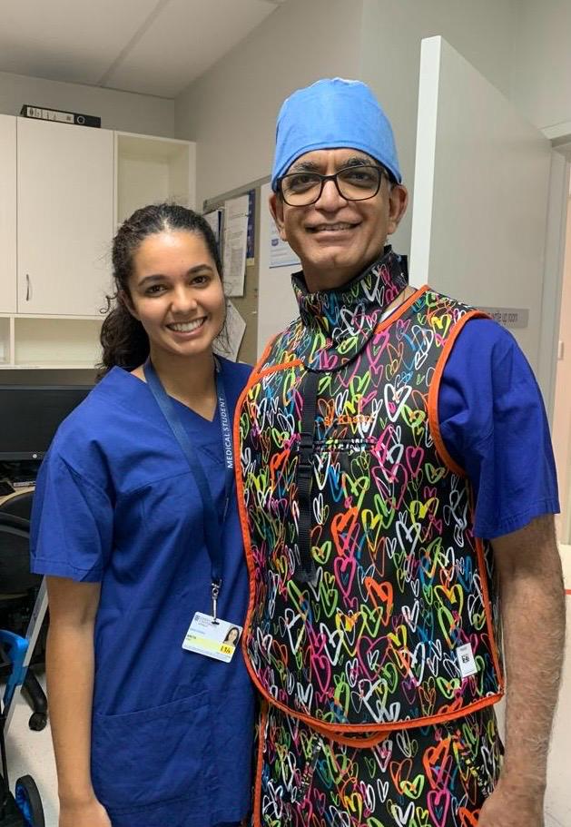 Dr Khatri at work